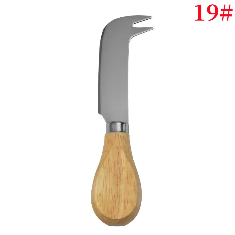 

Ножи для сыра из нержавеющей стали с ручками из акации