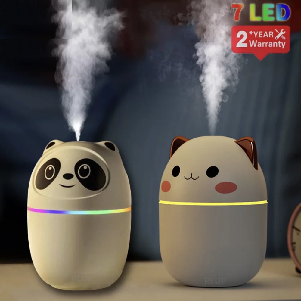 

250ml Cute air humidifier Oil Aromatherapy humidifiers diffusers Aroma diffuser air freshener home Car Air Purifier Humificador