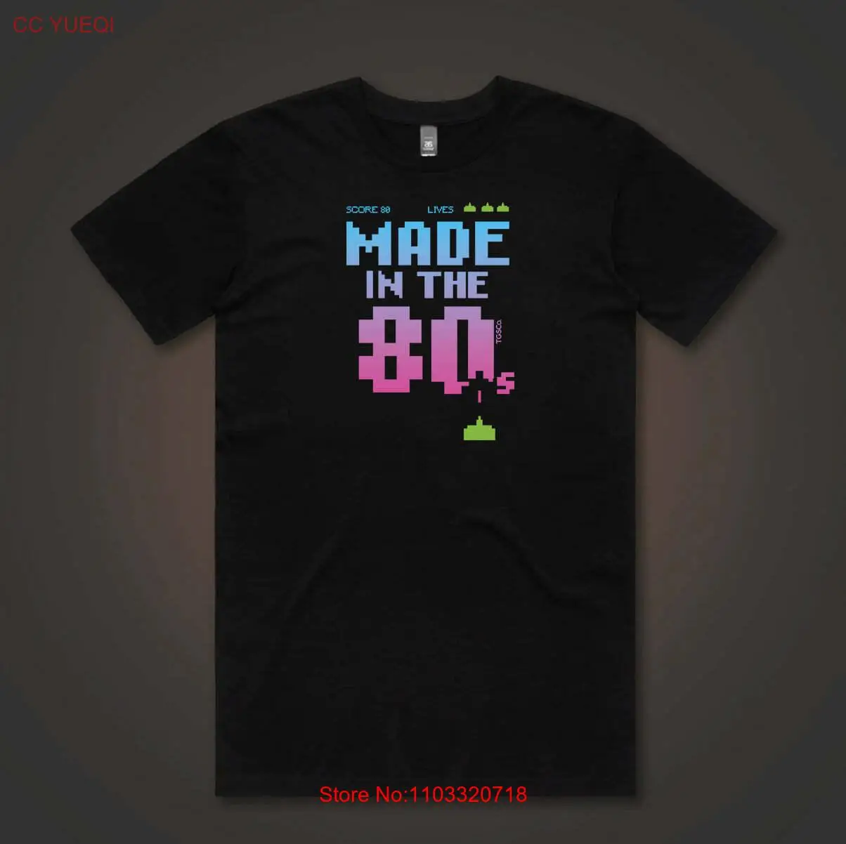 Сделанная в 80-х гитарная футболка