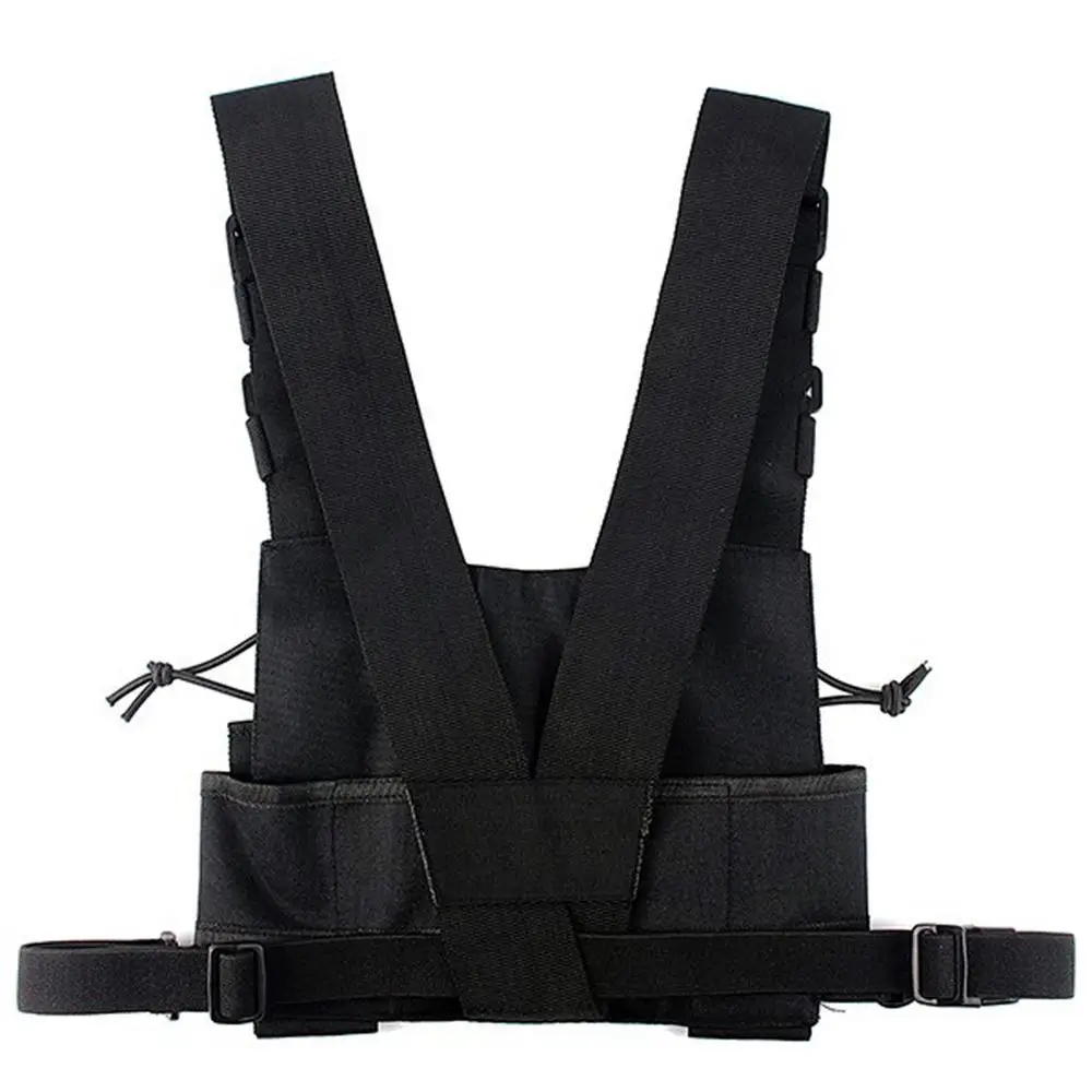 Radio Harness Chest Front Pack Pouch Holster Vest Rig Carry Bag for Baofeng UV-5R UV-82 BF-888S TYT Motorola ICOM Walkie Talkie