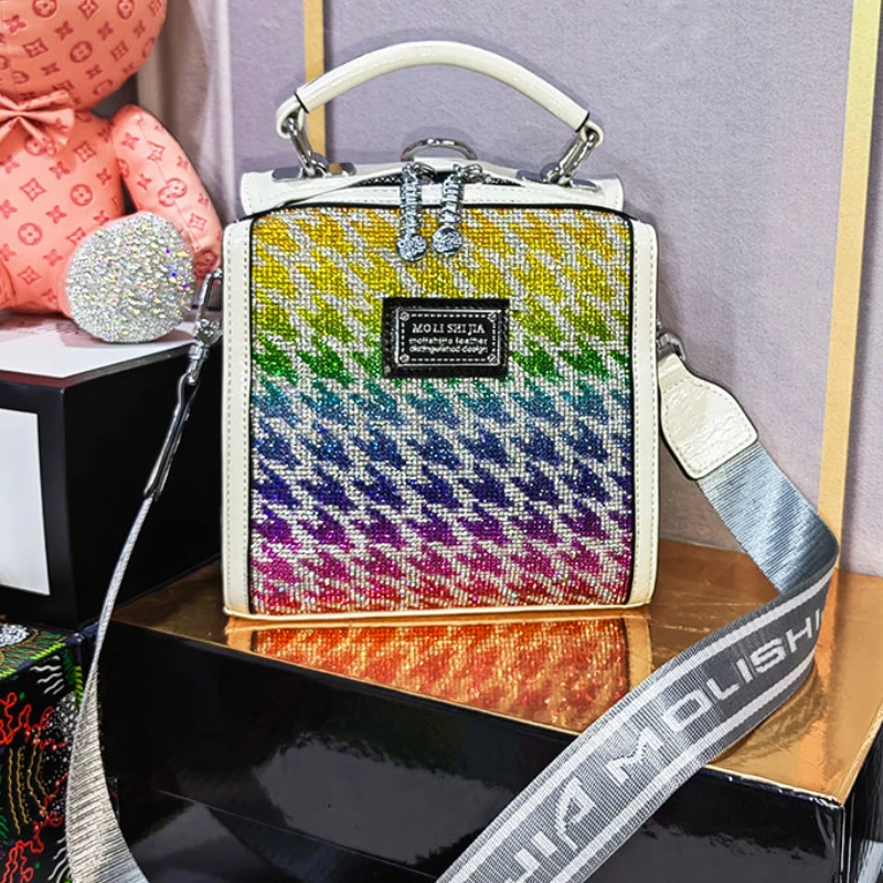 

Дамские сумочки из натурального спилка, дизайнерские дамские сумки на ремне, модный тоут, роскошный брендовый женский мессенджер