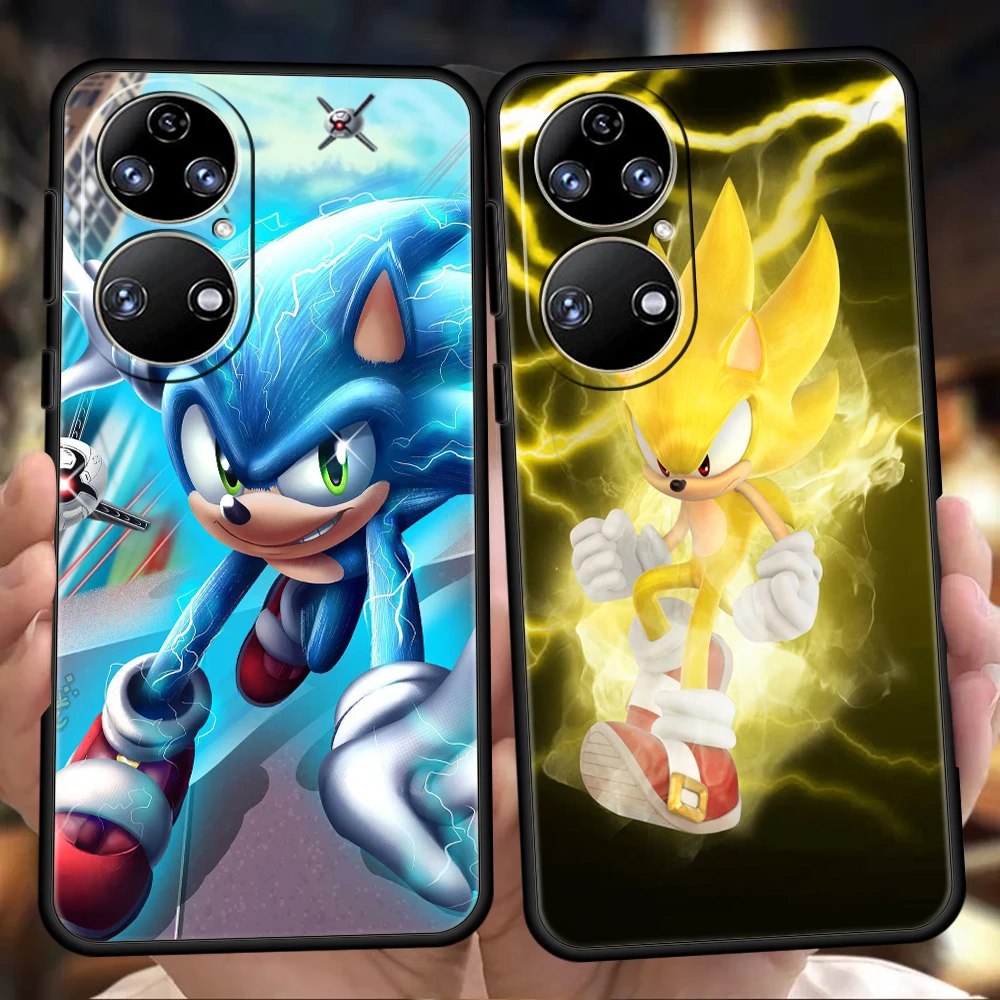 

BANDAI Supersonic Sonic Game Phone Case for Huawei P20 P30 P50 Pro P20 P30 P40 Lite Y6 Y7 Y9 Y7A Y6P Y9S 2019 P Smart Z 2021 TPU