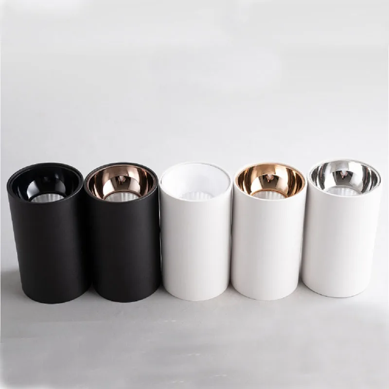 Цилиндрические светодиодные потолочные светильники 5 Вт 10 15 20 30