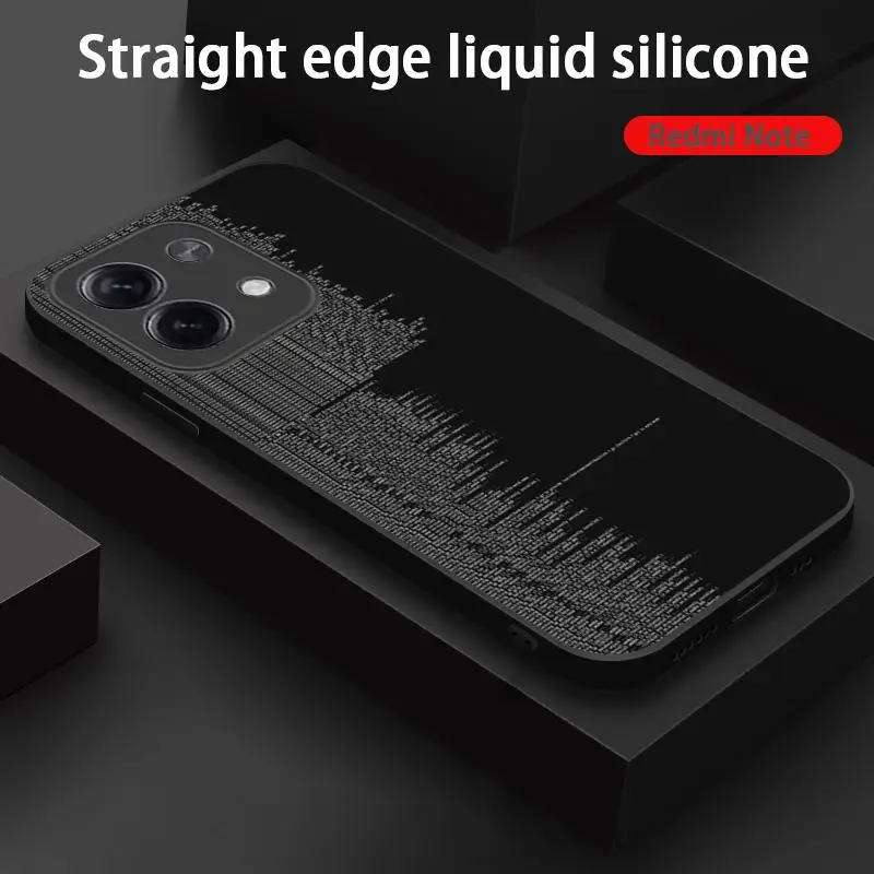 Чехол для телефона с кодом ошибки доккера программирования Xiaomi Redmi Note 13 12 11 10 Pro Plus