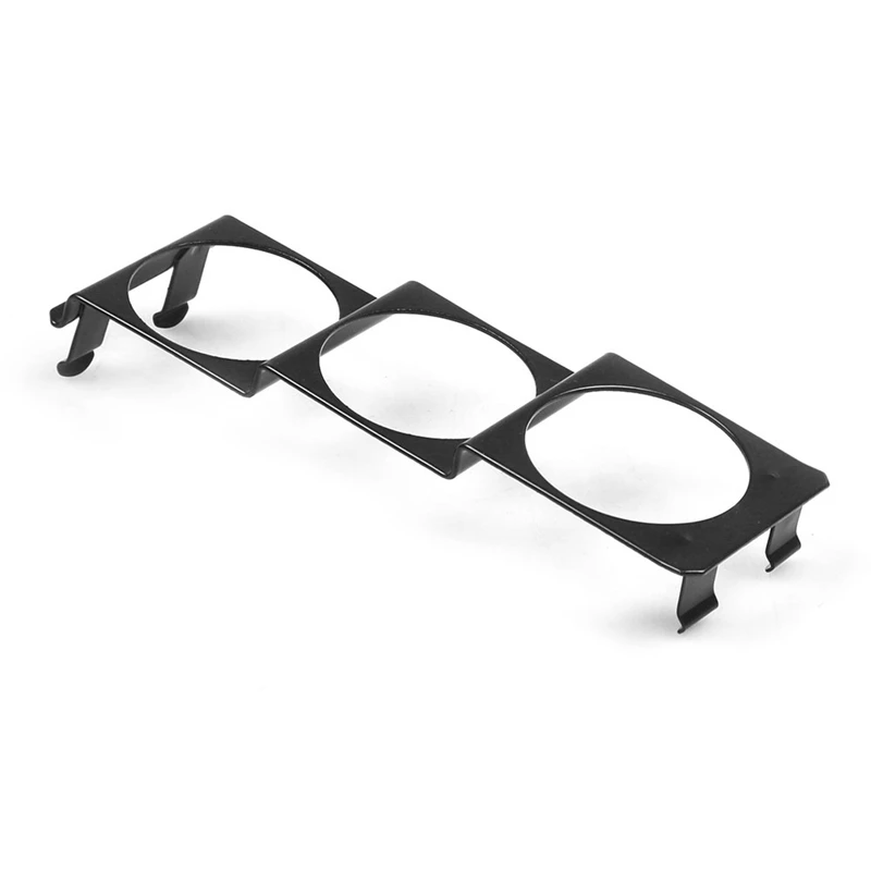 Triple 52mm x 3 Gauge Holder Pod Panel - Standard Stereo Radio Slot Single Din Universal |