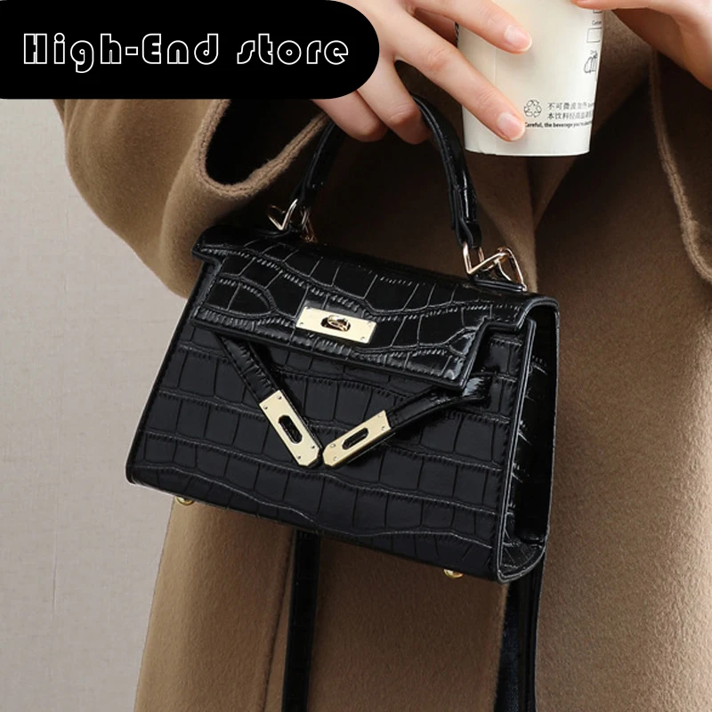 

Новинка 2023, модная миниатюрная сумка через плечо для подмышек, роскошная Портативная сумка Kelly, Универсальная кожаная женская сумка