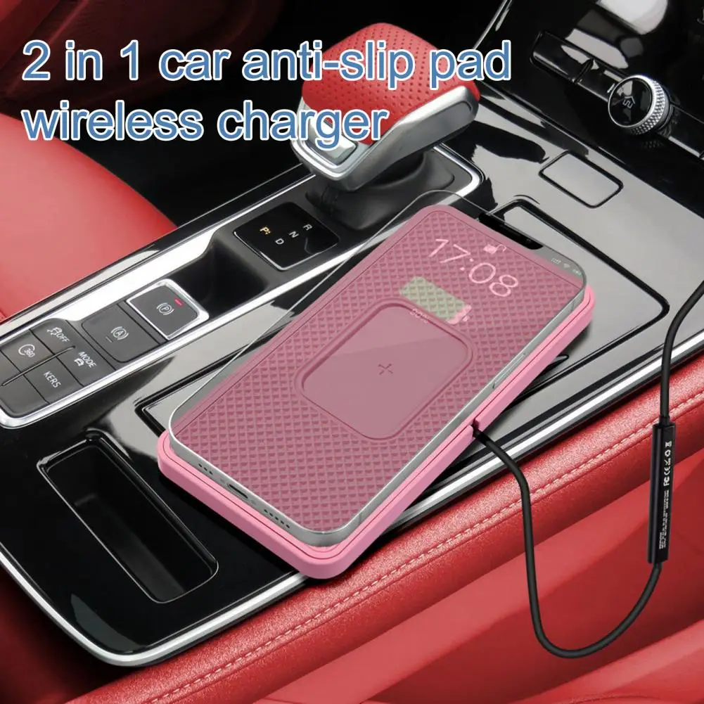 

Phone Charge High Power Multiple Protection 15 W Max Wireless Charge Mat for Car