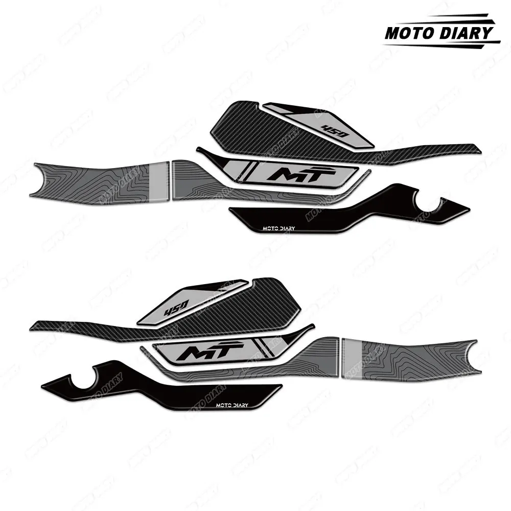 

Для CFMOTO 450MT CF moto 450 mt 2024 3D полимерные наклейки на щиток для защиты рук мотоцикла, защитные наклейки