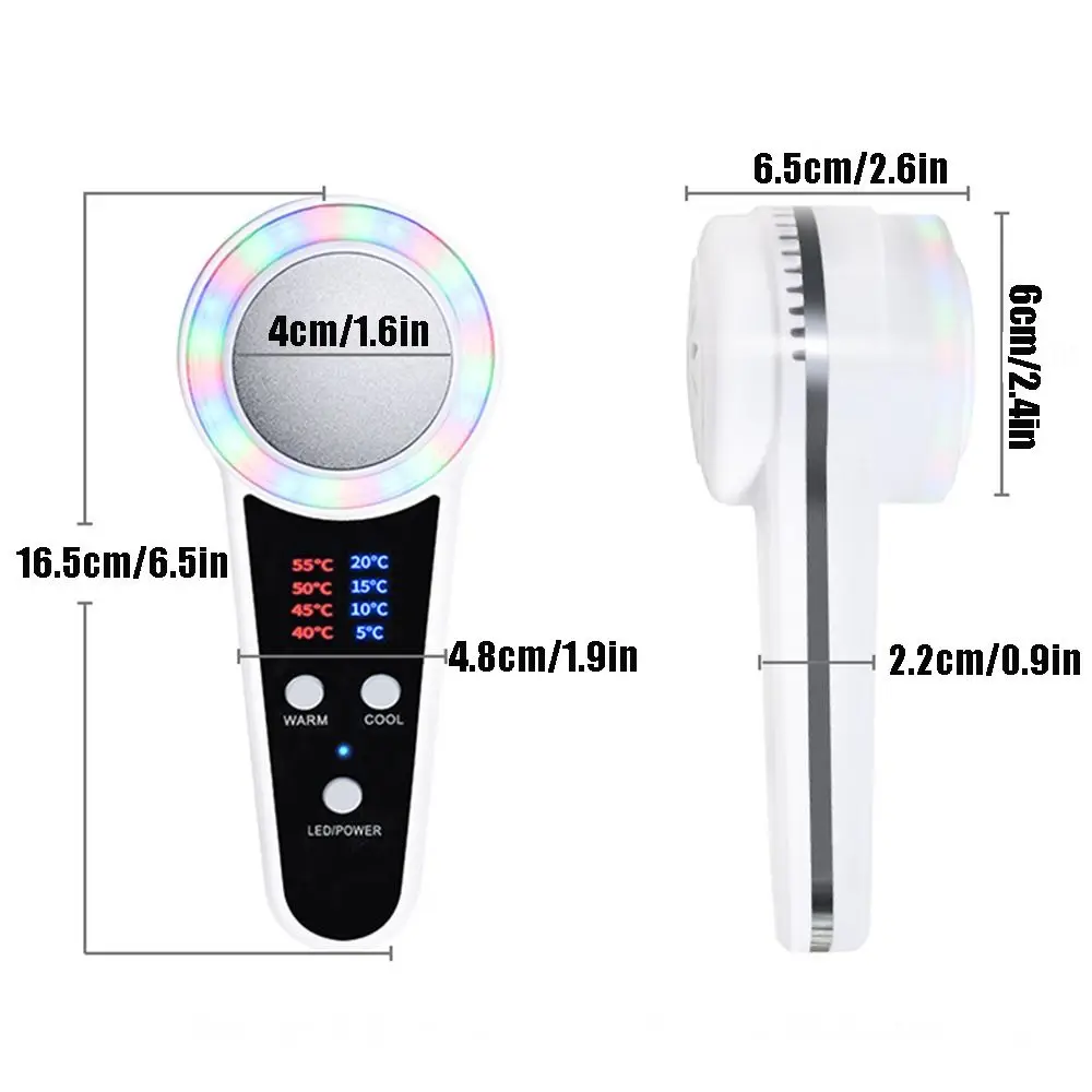 Перезаряжаемый фотонный косметический инструмент красного синего зеленого