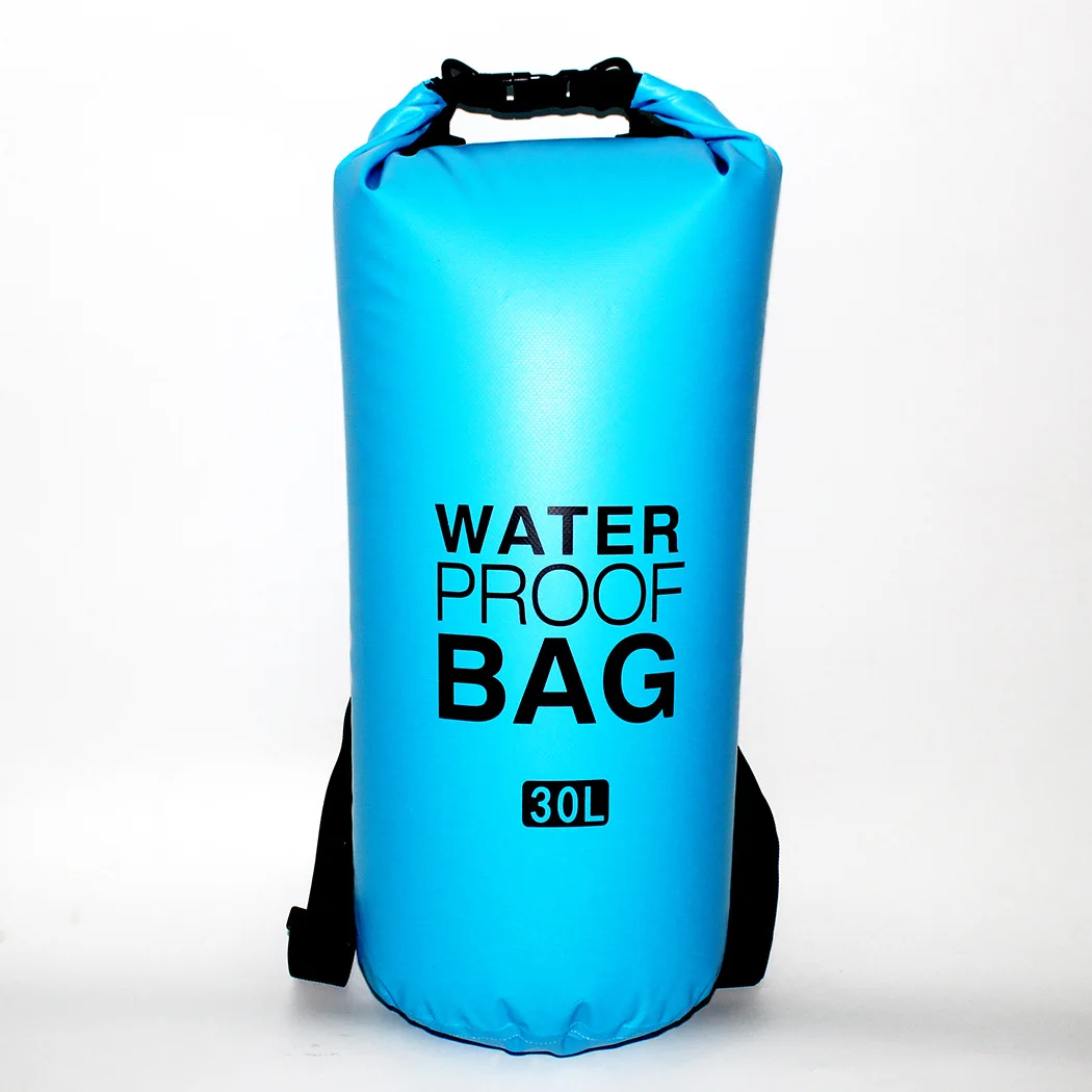 500D PVC 2L-30L Waterproof Swimming Bag Dry Sack Fishing Boating Kayaking Storage Drifting Rafting Bag  Bolsa Impermeable