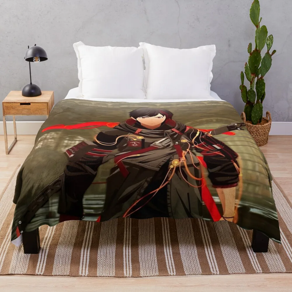 Одеяло Scarlet Nexus - Yuito Sumeragi самое мягкое персонализированное подарочное одиночное