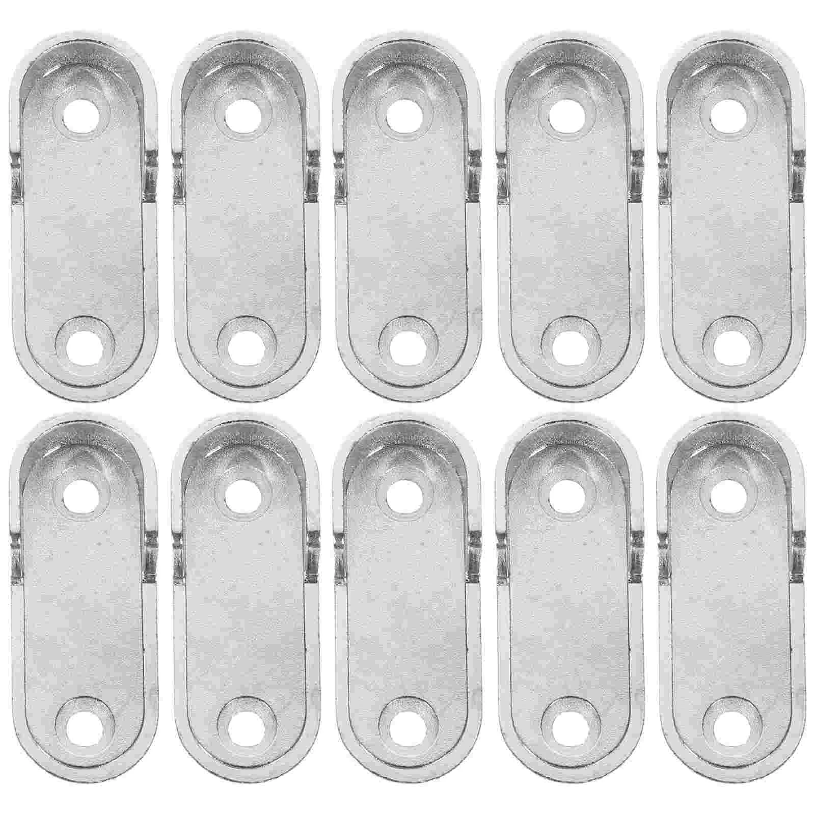 

10pcs Closet Rod Holders Wardrobe Closet Rod Brackets Rod Holders for Wall