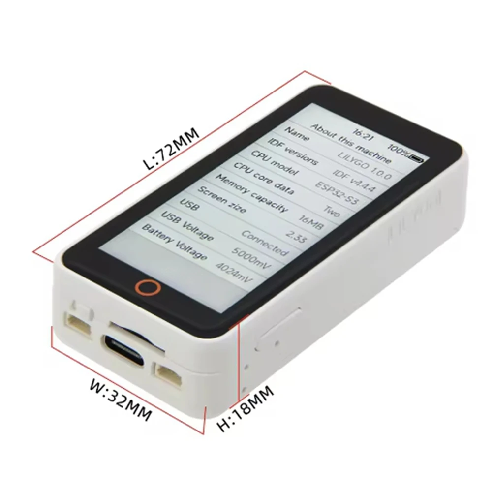 LILYGO ® T-Display-S3-Pro ESP32-S3 Сенсорный дисплей 2 33-дюймовый ЖК-дисплей Макетная плата I2C