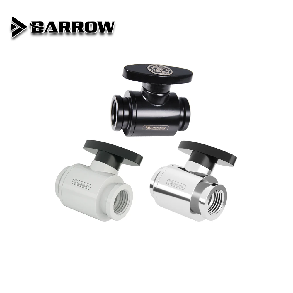 Мини-клапан водяного ограничителя Barrow, шаровой клапан для проверки, обычная ручка, двойные внутренние зубья G1/4 резьбы