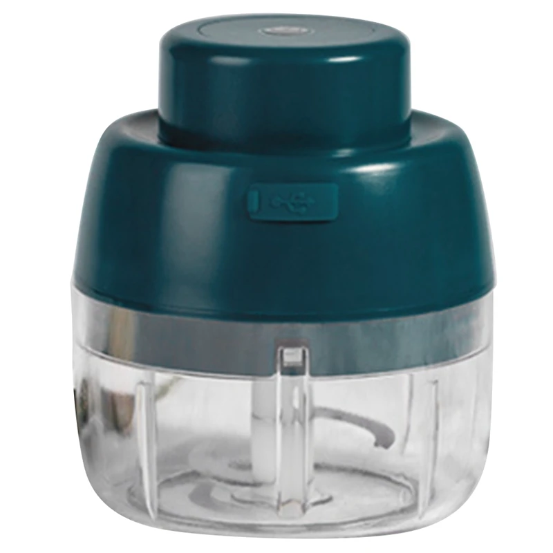 

200Ml Electric Garlic Food Vegetable Chopper, Squeezer, Meat Grinder, Crushed Garlic Masher Machine,Kitchen Gadget