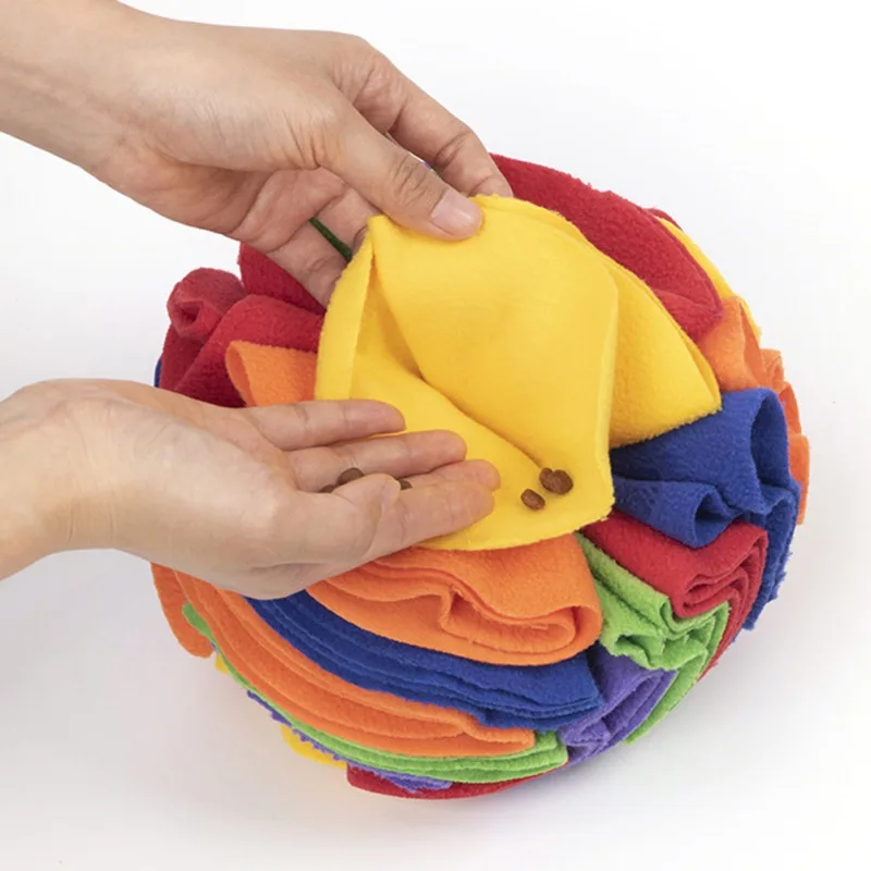 

Dog Snuffle Mat Ball Interactive Puzzle Toys Dog Brain Mental Toys Enrichment Game Feeding Mat Stress Relief