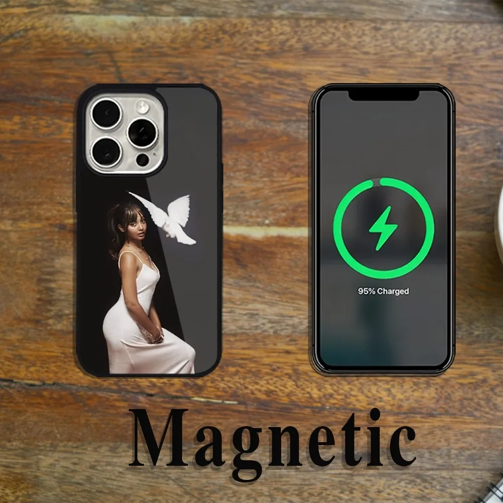 Чехол для телефона Singer PinkPantheress Magsafe Magnetic iPhone 11 12 13 14 15 Pro Max Plus с беспроводной