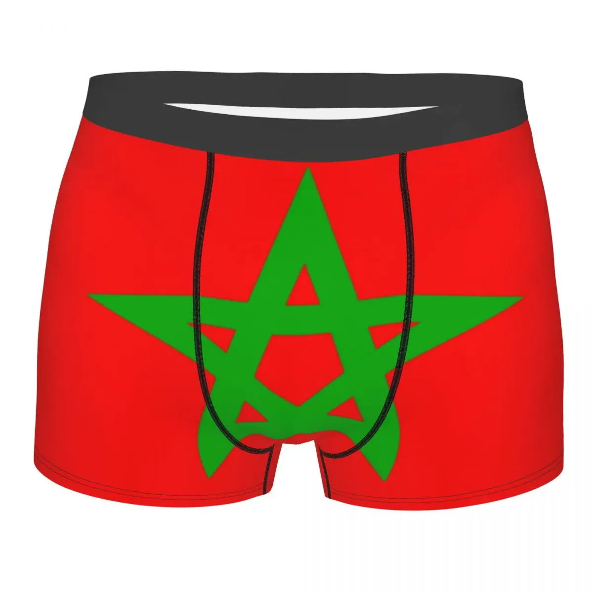 

Flag Of Morocco Boxer Shorts Men 3D Printed Male Breathbale Moroccan Patriotic Underwear Panties Briefs