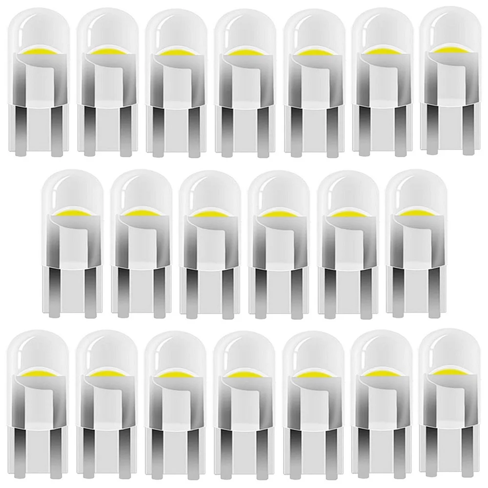 

20 шт. T10 LED W5W Светодиодные лампы 168 501 2825 Автомобильные лампы приборной панели Авто освещение номерного знака Белый Красный Желтый Кристалл Синий 12 В