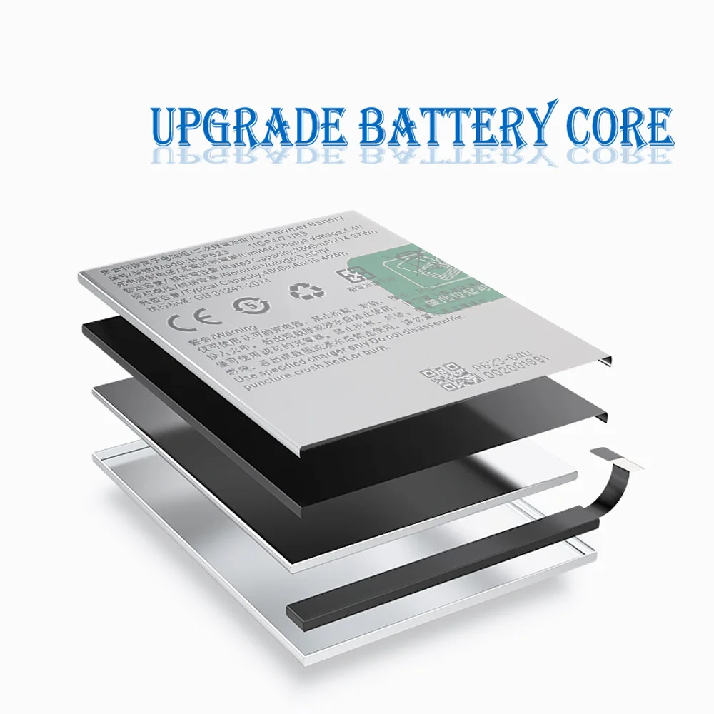 BLP623 Battery For OPPO R9S Plus F3 Plus F3+ R9SP Repair Part Original Capacity Phone Batteries Bateria