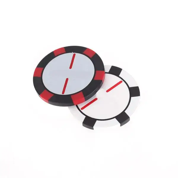

MagiDeal Professional Golf Marker Chip Collectable Parts Golf Gift for Golf Lover Practice Friend Gifts
