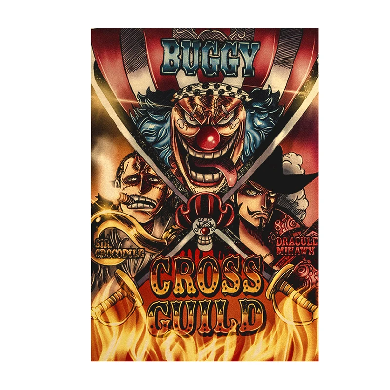 Аниме One Piece Новые постеры Luffy Zoro с вознаграждением экшн-фигурка гостиной