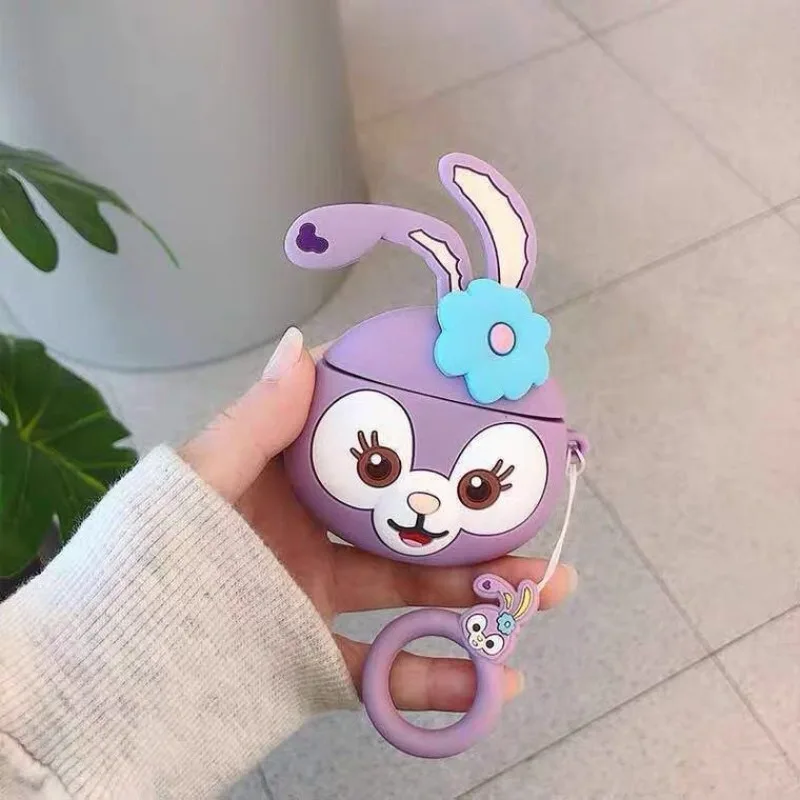 Милый защитный чехол для наушников с принтом Kawaii StellaLou Disney Apple Bluetooth беспроводной