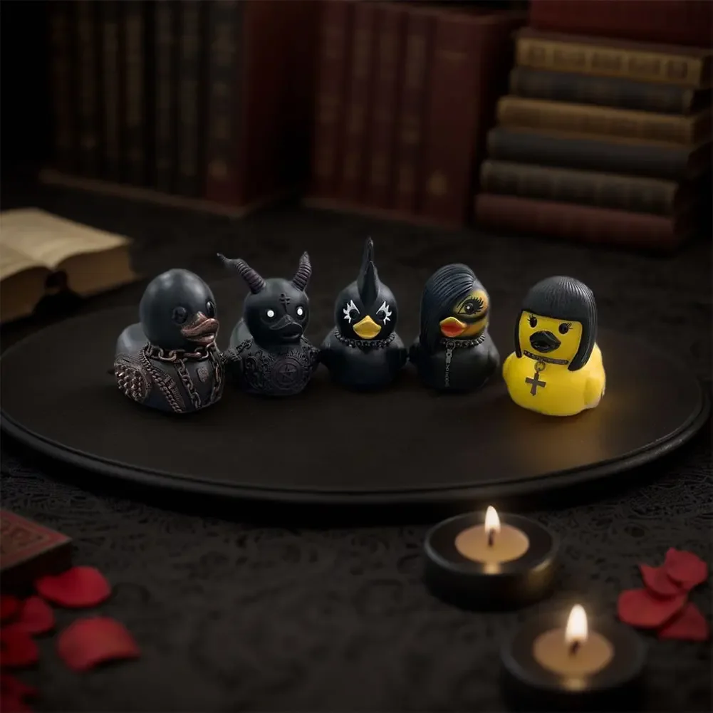 Фигурка Дьявола Утки Из Смолы Готическая Панк-скульптура Животного Для