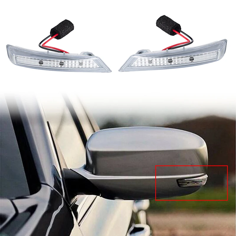 

Автомобильный светодиодный зеркальный сигнал поворота, желтая световая лампа 68052079AC 68052078AC для Dodge Caravan Chrysler Town 2010 2011 2012-2016