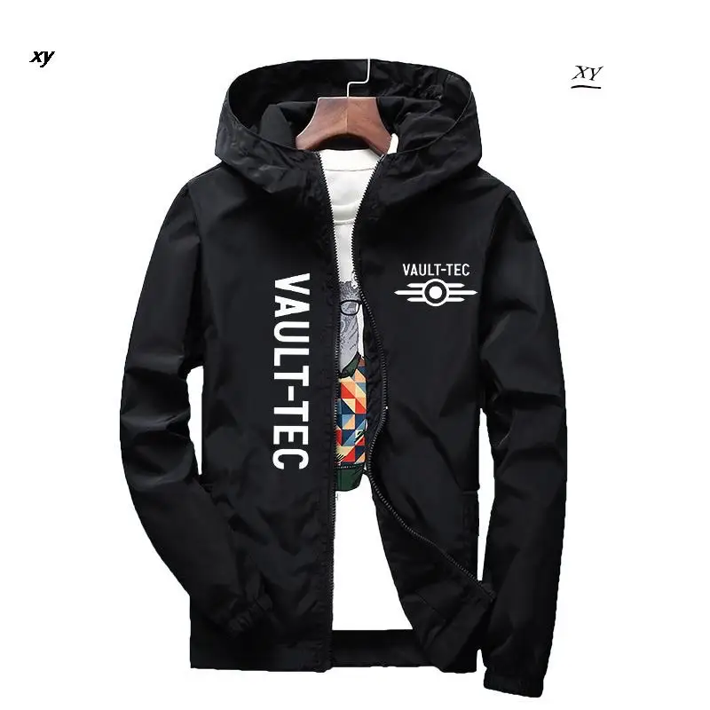 

Men's Jacket Fashion Spring Autum Casual Streetwear Hoodie Jacket Men Waterproof Clothes Mens Windbreaker Coat Male Outwear