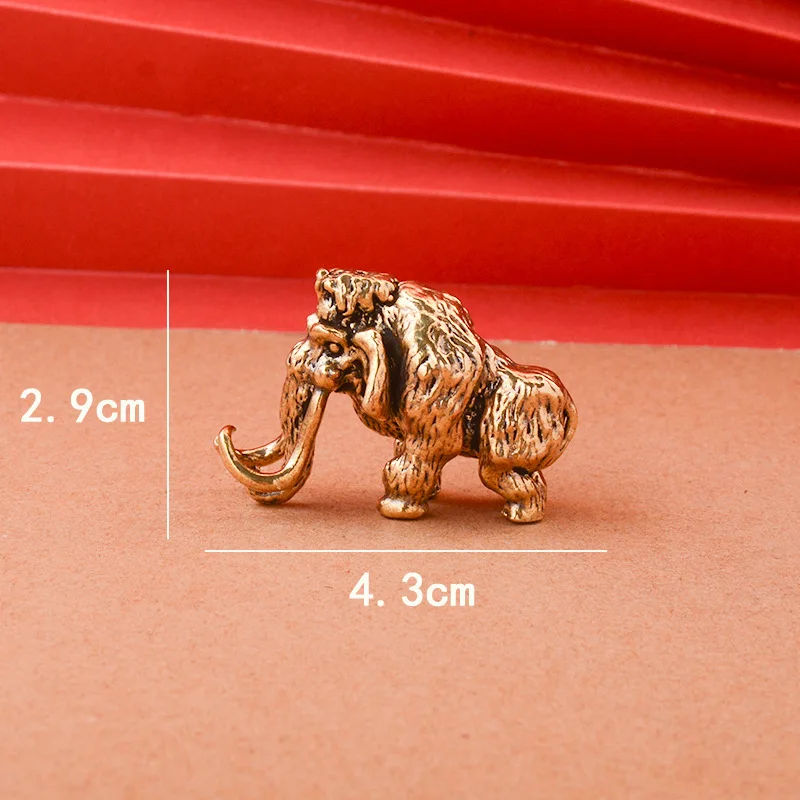 

Миниатюрная медная статуэтка мамонта