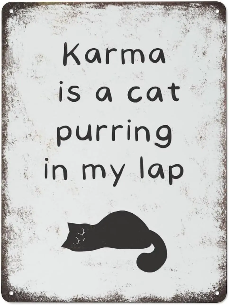 Плакат Карма-Кот минималистичный плакат настенный искусство полуночная стена