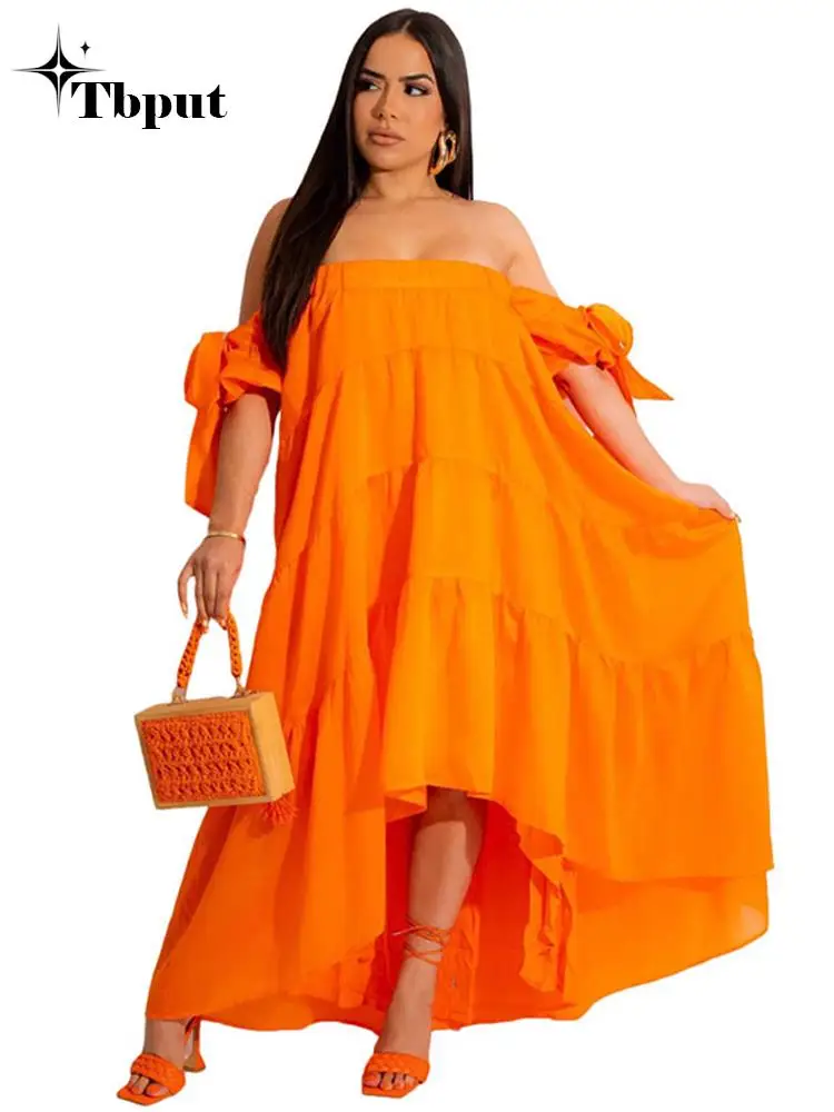 

Женское ажурное платье с открытыми плечами, летнее повседневное свободное асимметричное платье с рукавом реглан и открытой спиной