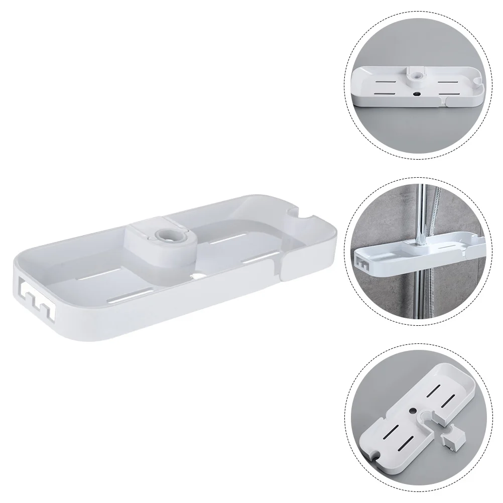 

Holder Soap Sink Dish Shelf Sponge Showerfaucet Tray Bathroom Rail Organizer Rack Wall Bar The Over Storage Kitchen Shampoo