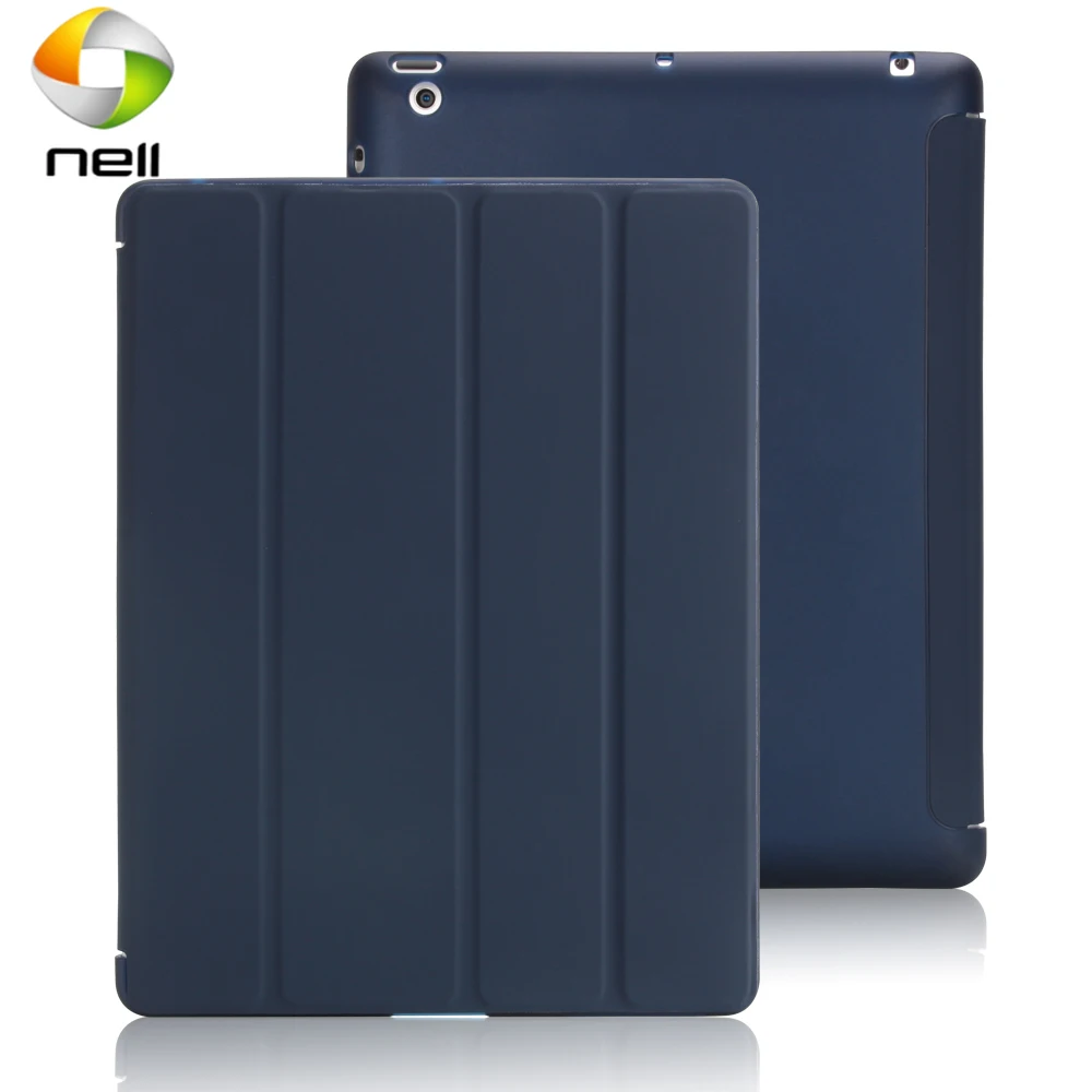 

Ударопрочный Прозрачный чехол для iPad 4, 3, 2, из ПУ кожи