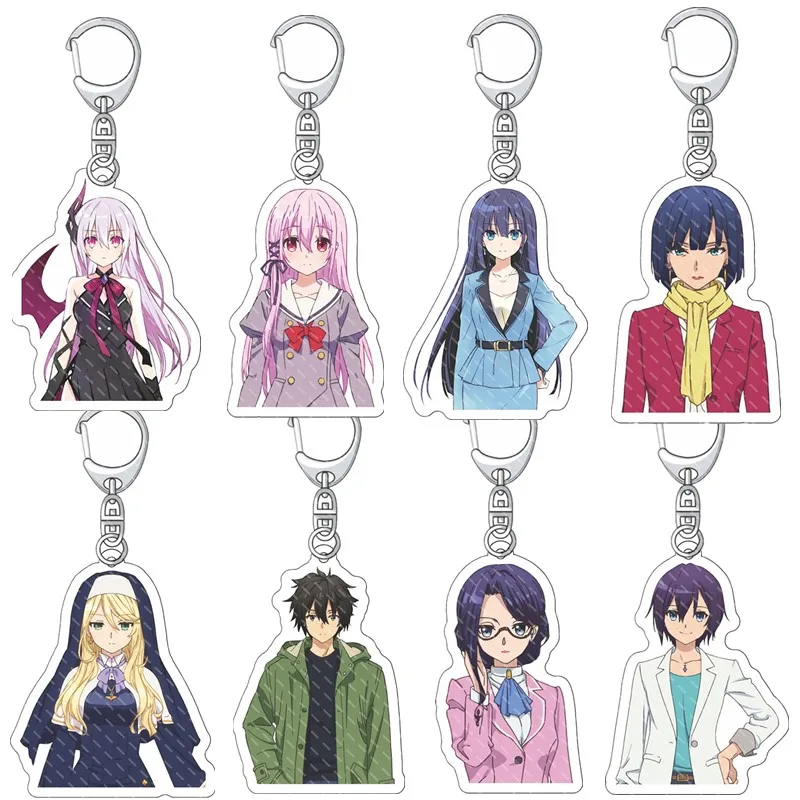 

Anime Engage Kiss Cosplay Accessories Key Chain Pendant Cartoon Badge