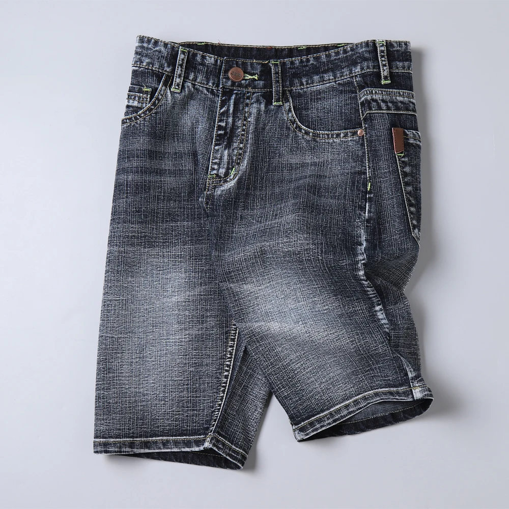 Thoshine Brand Summer Men Thin Jeans Knee Length Male Denim Shorts Fashion Short Jeans Lightweight