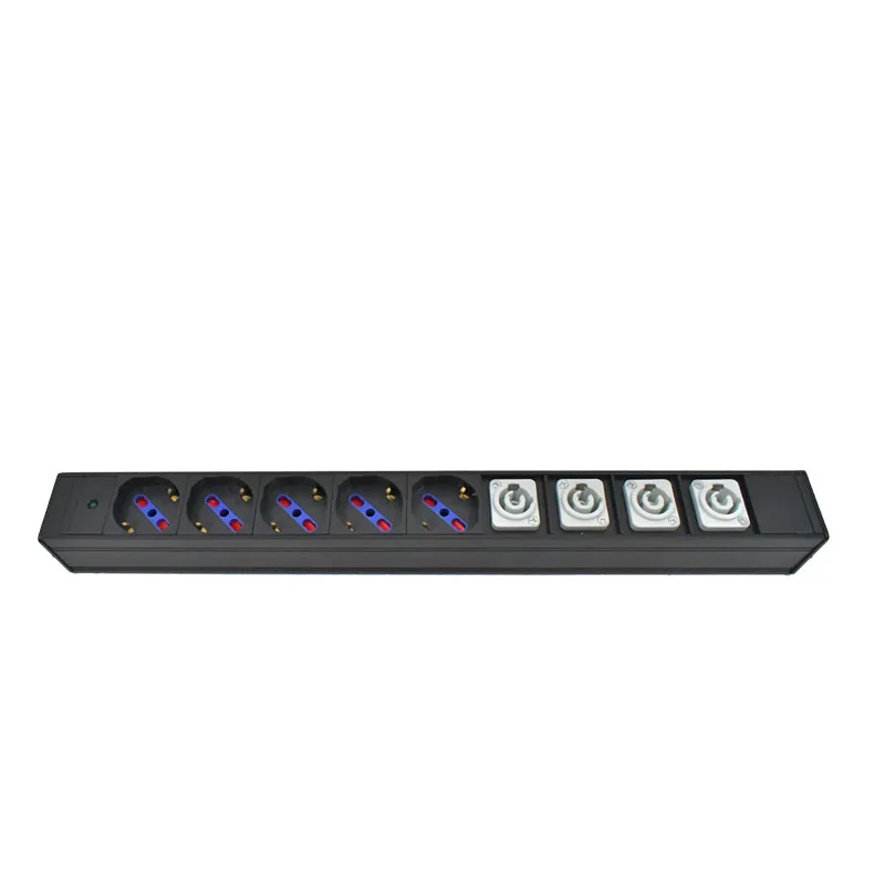 Фото PDU Power Strips Schuko Powerlink Power Link Выходная коробка Авиационная вилка с входом и розеткой Powercon Германия Италия Розетка 2-12AC №2