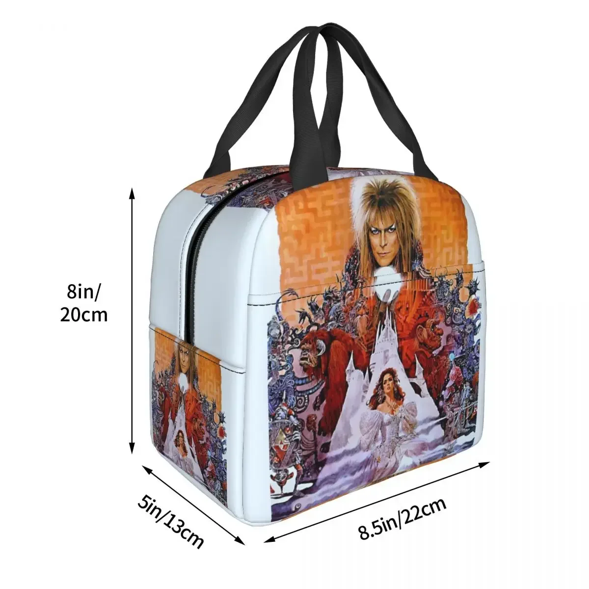 Сумка для ланча с лабиринтным рисунком Термоизолированный Ланч-бокс