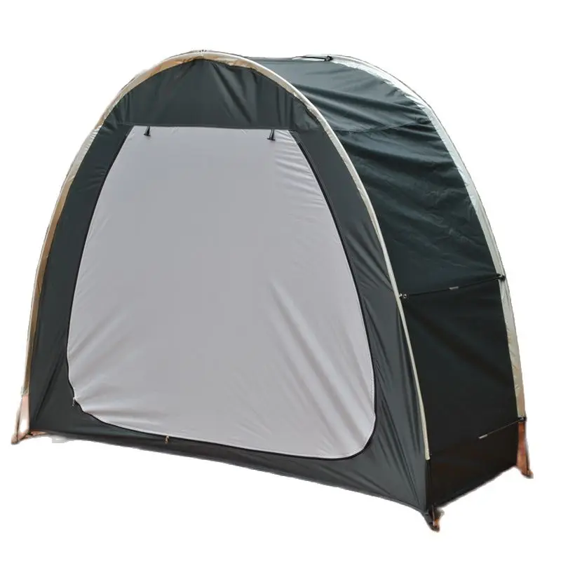 

Black Bicycle Storage Outdoor Camping Multipurpose Tent 210D Oxford Silver Coated Anti-dirty Garden 2bike or 1motorcycle Shelter