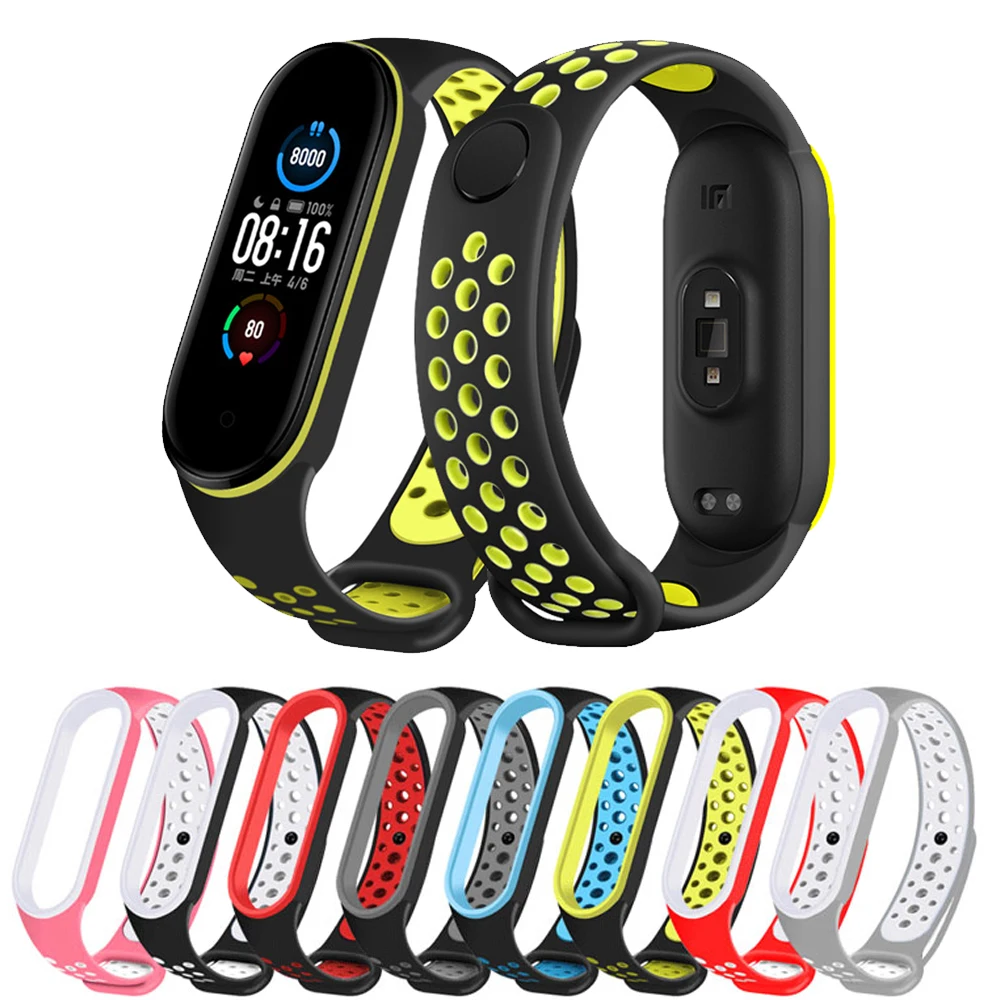

Ремешок для Mi Band 6, силиконовый браслет для mi band4 mi band5 mi band6, Mi band 3 4 5 6