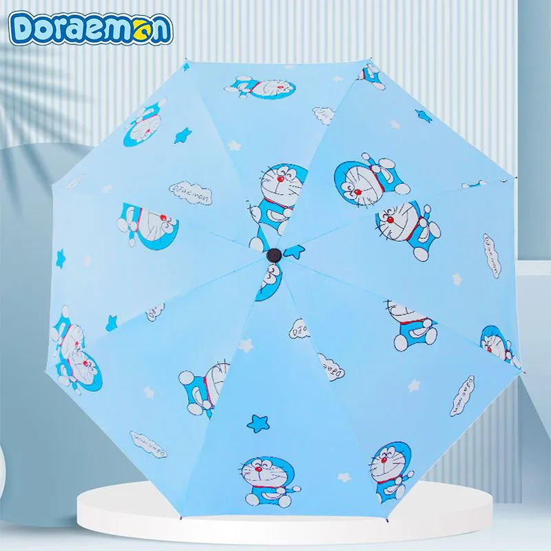 

Doraemon Umbrella 8 Ribs New Kawaii Parasol Summer Cartoon INS Creativity Anti-UV Folding Outdoor Sunshade Umbrella Student Gift