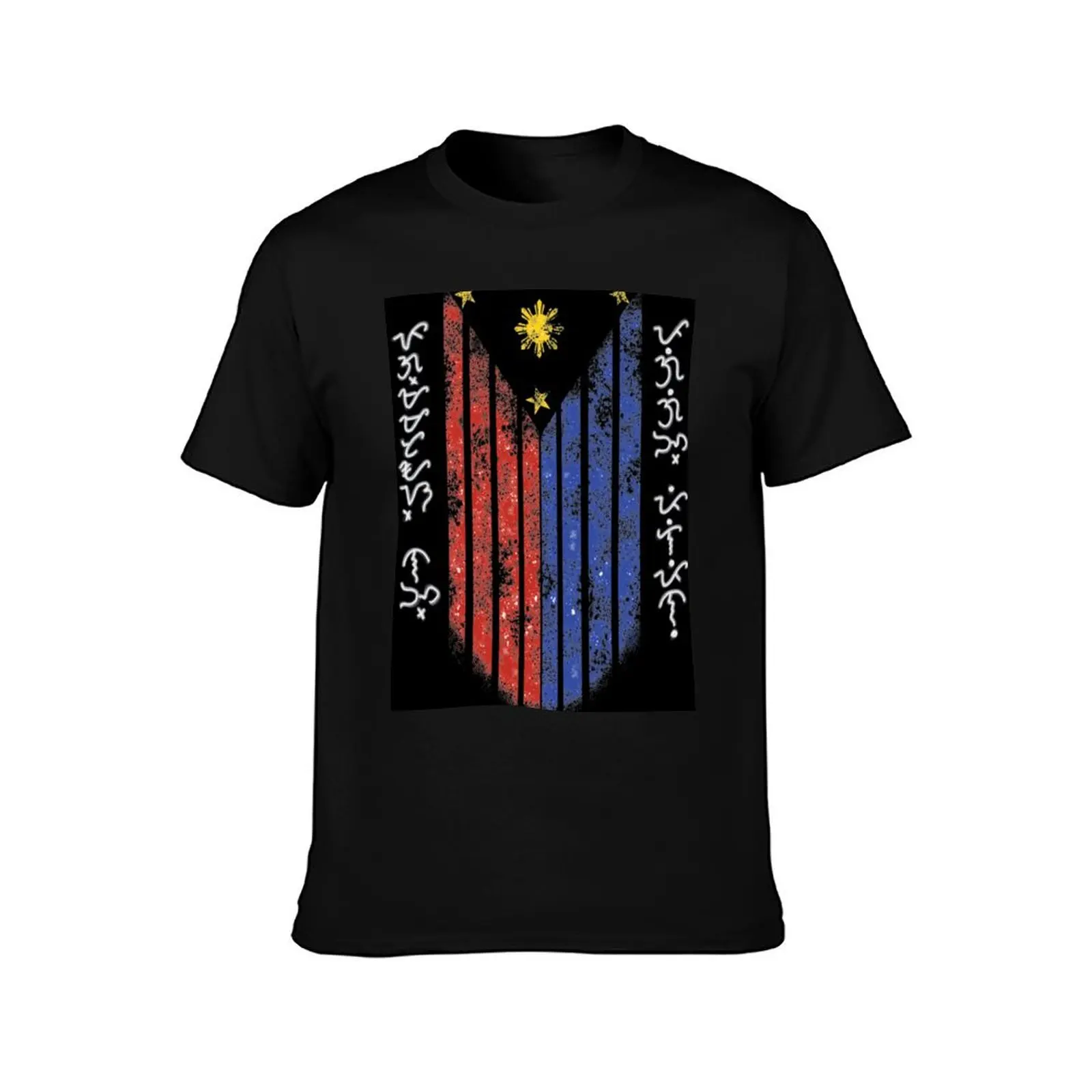 Фото Футболка Baybayin - Pagmamataas Ang Pagiging Pilipino (Pilipino Pride) - удобная базовая футболка с круглым вырезом №2
