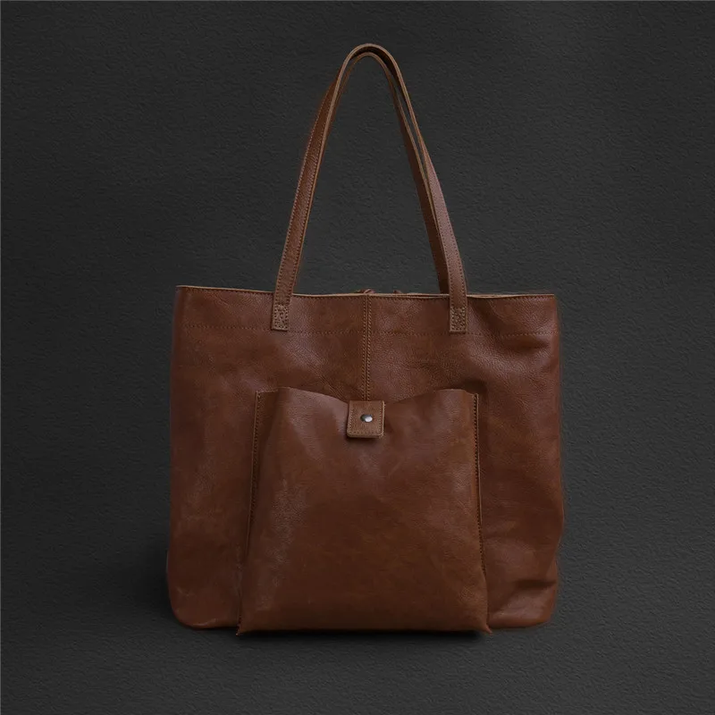 Сумка-тоут мужская из натуральной кожи