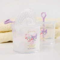 new sanrio kuromi melody facial cleanser foamer portable shampoo foaming box travel cute hair foam artifact kawaii girl gift