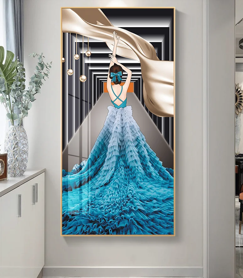 

DIY Diamond Embroidery Character Girl Dancer Cross Stitch Full Drilling Diamond Painting Art Kit Handmade Christmas Gift