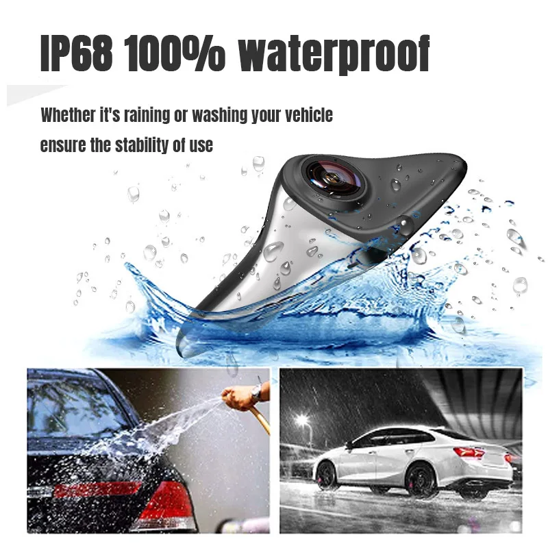 

CVBS AHD 1080P Car Rear View Camera Blind Spot Auxiliary Side Reversing Backup Camera Shark Fin IP68 Waterproof Rotatable Lens