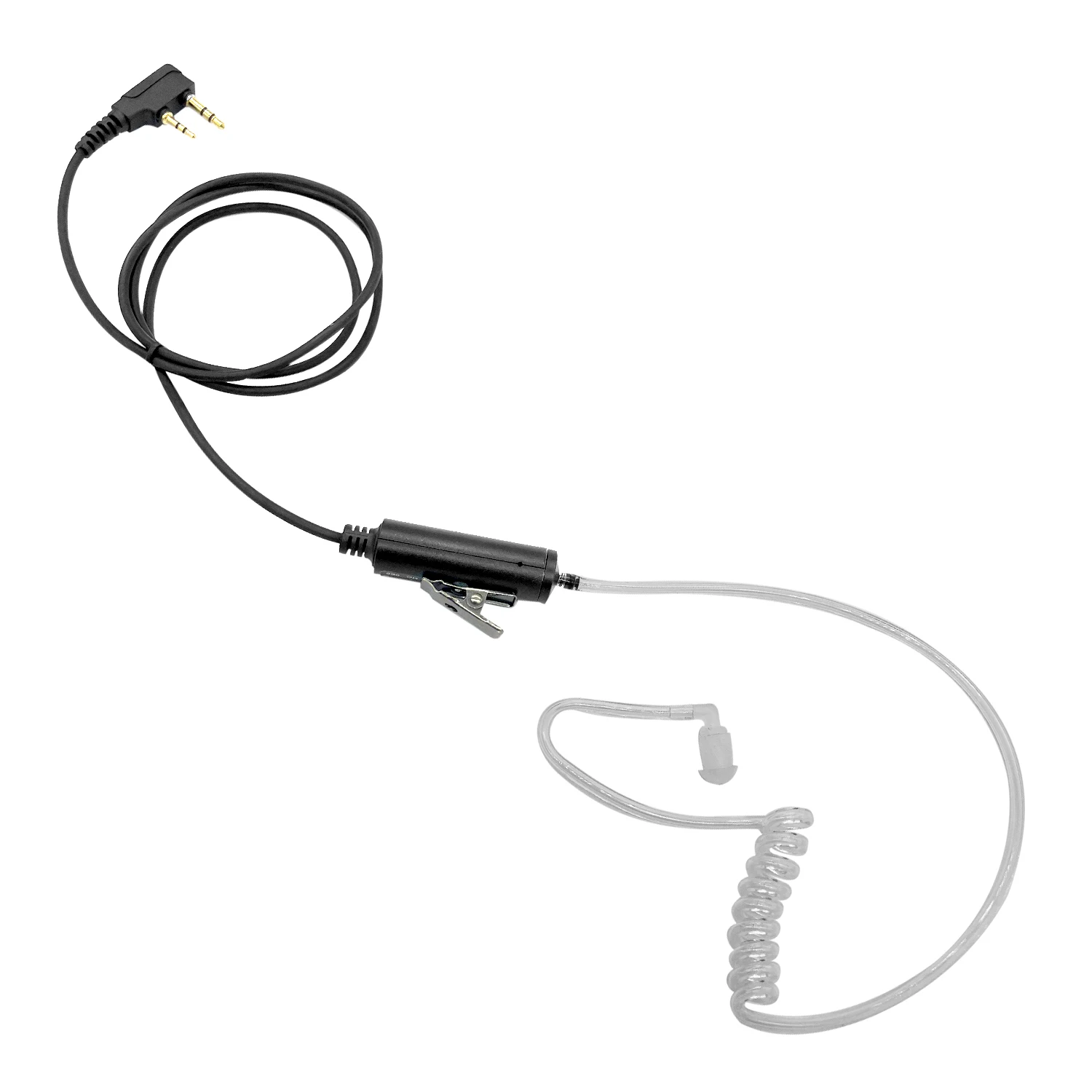 Air Acoustic Tube Headset Earpiece for Radio Walkie Talkie Headset for BaoFeng BF-T3, BF-888S, BF-F8HP, BF-F9 (Give ear plugs)