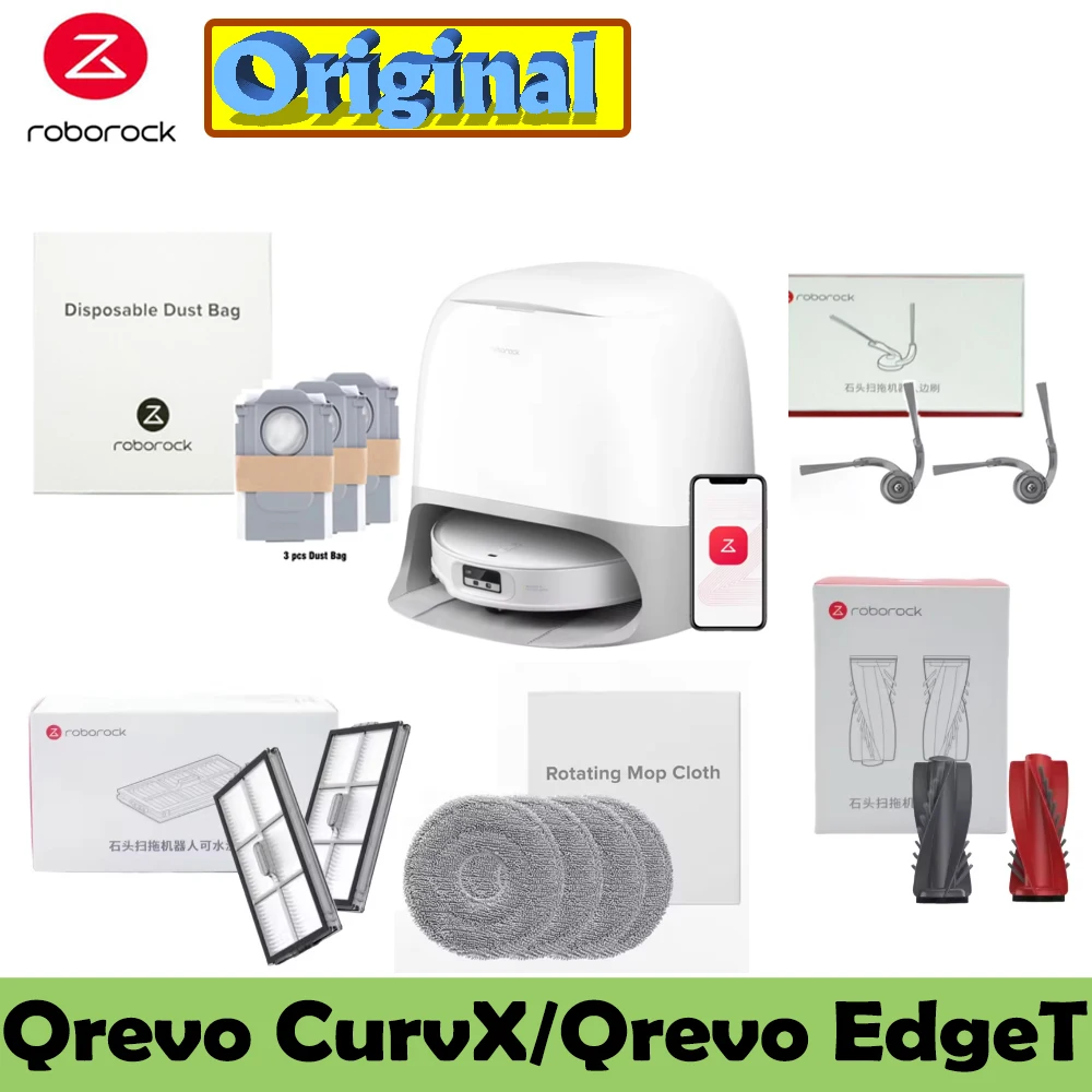 

Запасные части для пылесоса Roborock Qrevo CurvX / Qrevo EdgeT