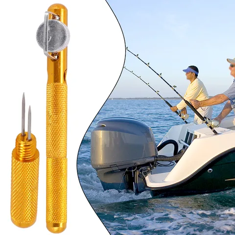 Рыболовный крючок, рыболовный крючок, уличный инструмент для быстрой вязки, высококачественный латунный завязыватель лески для маленького рыболовного крючка